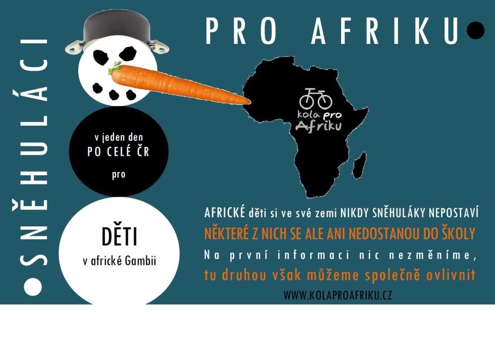 Sněhuláci pro Afriku - plakát