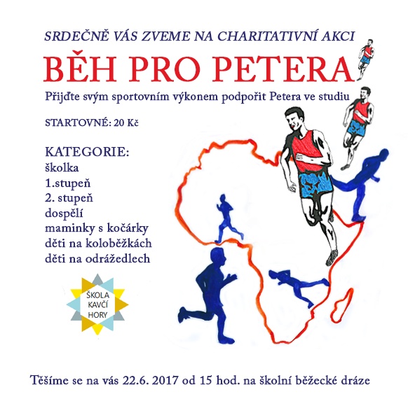 Běh pro Petera 2017 - leták